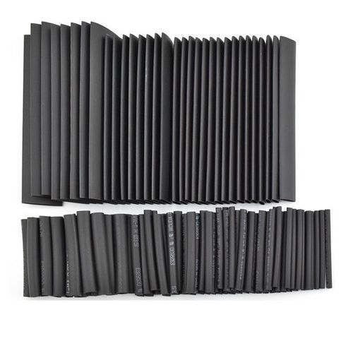 70Pc Assortment Polyolefin 2:1 Heat Shrink Tubing Sleeving Wrap Kit 10CM Sales