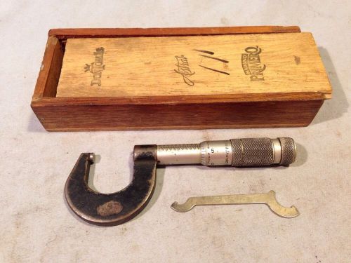 Brown sharpe micrometer tool 0-1 &#034; for sale