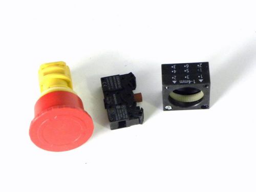 New siemens 3sb3 000-1xa20 emergency stop red mushroom push button for sale