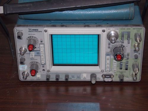 tektronix 465 and 422 oscilloscopes