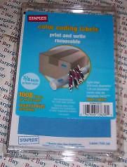 5 pkg Staples 3/4&#034; Diam BLUE Color Coding Labels-NEW-NR