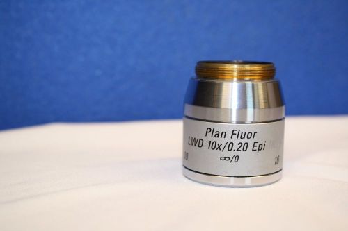 HIGH QUALITY,  LEICA PLAN FLUOR LWD 10 0.20 EPI   MICROSCOPE OBJECTIVE