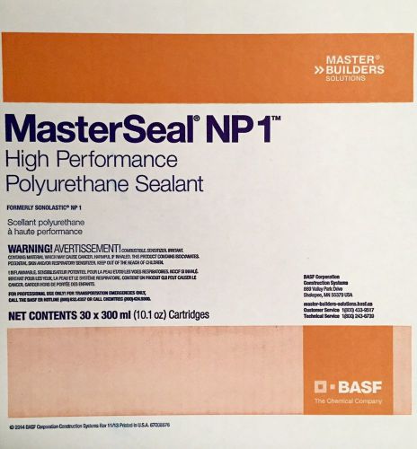 Masterseal basf np1 caulk sealant - limestone - 30 tubes/case 10.1 oz tubes for sale