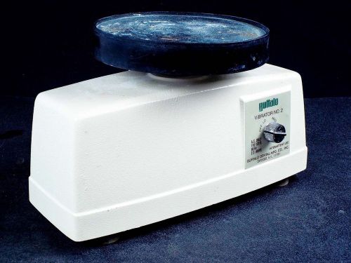 Buffalo Vibrator No. 2 Dental Lab Round Top Triple Speed Debubbling Unit