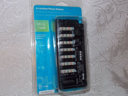 Legrand ON-Q 6-Location Phone Module Part 1267062-01-V1 Surge Protection Unit