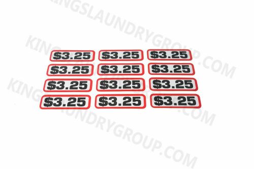 12pcs SLIDE DECAL $3.25 For GREENWALD Wascomat, Ipso, Huebsch, #00-9104-49