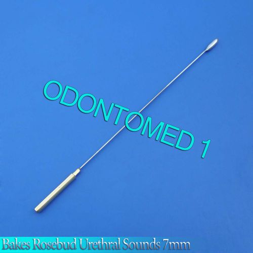 One Pc Bakes Rosebud Urethral Sounds 7MM Gold Plated