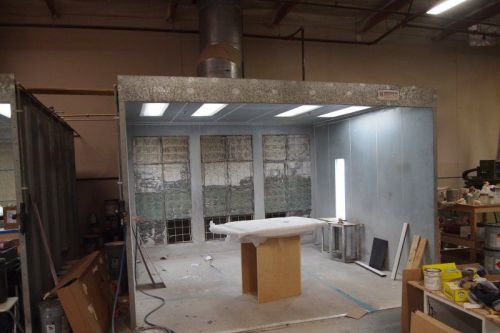 Spray-zone sz-10f12148 - spray booth  12&#039; x 14&#039; x 8&#039; (woodworking machinery) for sale