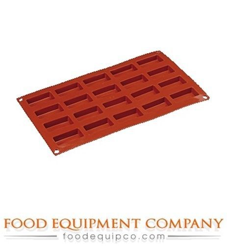 Paderno 47742-14 Mold rectangular financier .34 oz 1&#034; W x 2&#034; L x 7/16&#034; H...