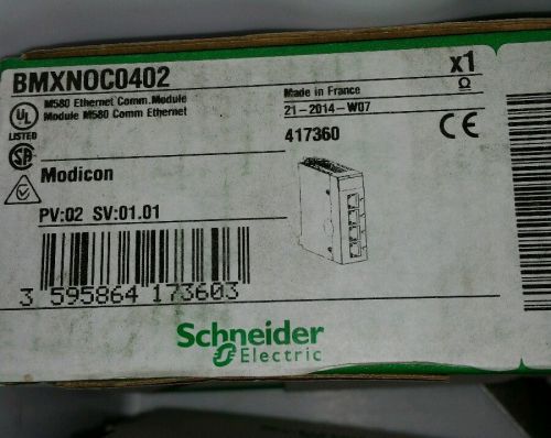 Schneider ethernet comm module BMXNOC0402