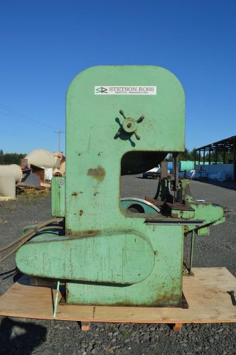 Stetson ross resaw, 36 inch, model xl, kerfsaver vertical bandsaw for sale