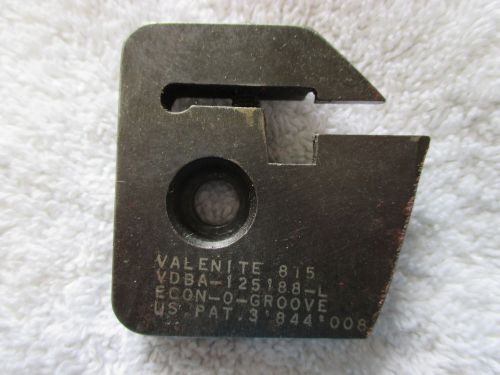 Valenite Eco-O-Groove Anvil:  Choose From:  8T5 VDBA-125188 &amp; 7T5 VDBA-250281