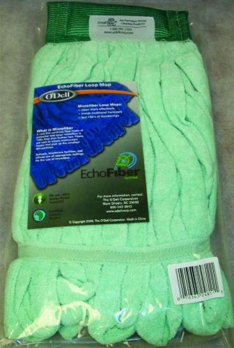 O&#039;Dell EchoFiber Microfiber Tube Loop Mop, Green, Medium - 1 Each  150-49crw