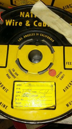 MIL W 16878 pn nb1930u AWG 22/19 type bu 1500&#039; spool