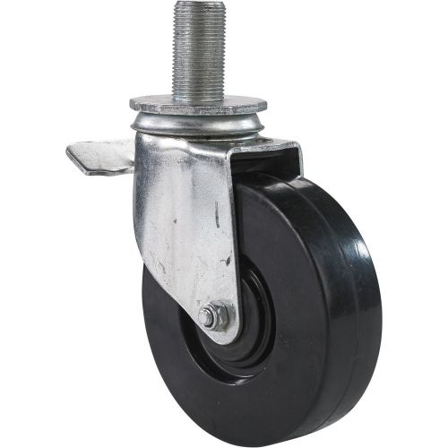 Fairbanks light-duty round stem caster w/zinc plating-5in 280lb cap #1403500252p for sale