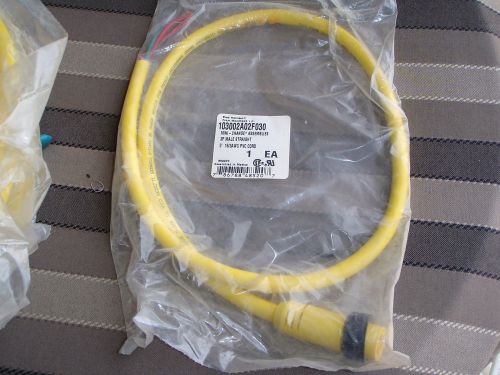 Brad Harrison 103002A02F030 3 pole Male Cordset Straight Connectors