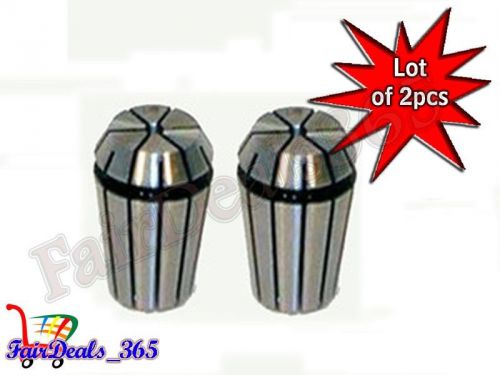 Brand new lot of 2pcs er 40 spring collet 23mm for cnc machine tool heavy duty for sale