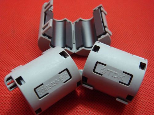 10pc TDK 13mm Clip On EMI RFI Filter Snap Around Ferrite  AR