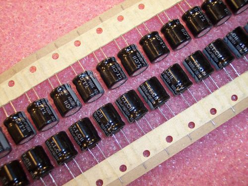 Qty (40) 1000uf 10v 105&#039; low impedance radial electrolytic trs010/102m12x15ta for sale