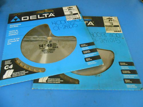 Delta woodworking saw blade 35-7659 , lot of 2 for sale