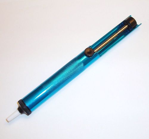 Desoldering Pump Solder Sucker Removal Vacuum Tool with Aluminum Body Teflon Tip