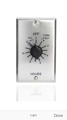 Tork C512HH - 12 Hour Commercial Style Springwound Auto Off In-Wall Timer with H