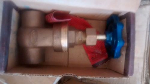 Nibco 756 Bronze 1&#034; Copper to Copper Gate Valve NEW Old Stock