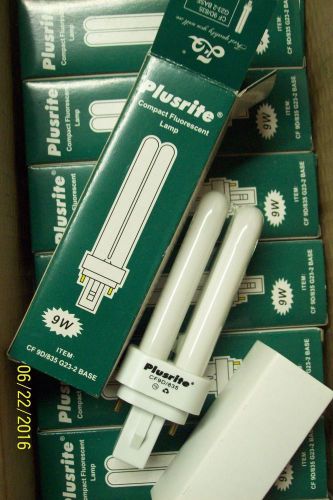 PLUSRITE 9 WATT 2 PIN COMPACT FLUORESCENT LAMP LIGHT BULB 4016, PL9W/2U/2P/835