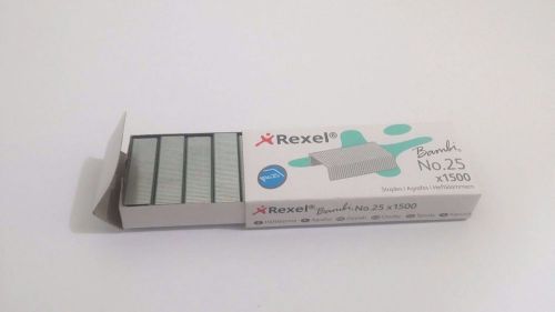 NEW REXEL BAMBI NO.25 - 4mm leg - 3x1500pcs