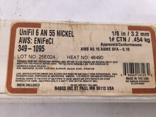 UNIFIL 6 AN 55 NICKEL STICK WELDING  ELECTRODE  ENiFeCL, 1/8, 1lb BEST OF EBAY