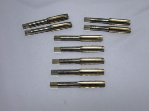 LOT OF 9 UNION BUTTERFIELD HSS TAPS 4 FLUTE 7/16-20 NF 10-10076 #1500