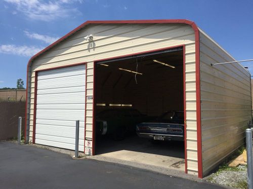 Steel enclosed building