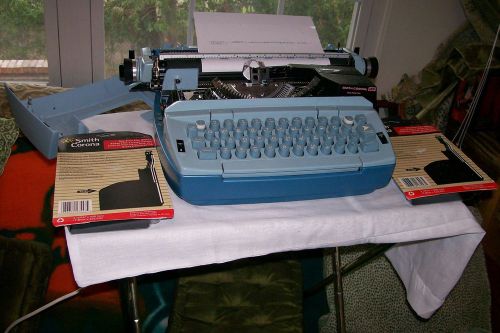 SMITH-CORONA CORONET SUPER 12 ELECTRIC PORTABLE TYPEWRITER CORONAMATIC,(Nice)!!