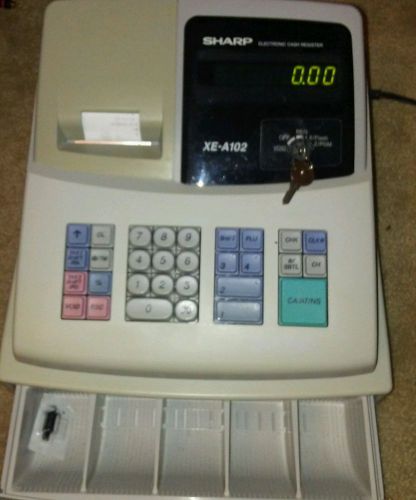 Sharp electronic cash register model xe-a102 for sale