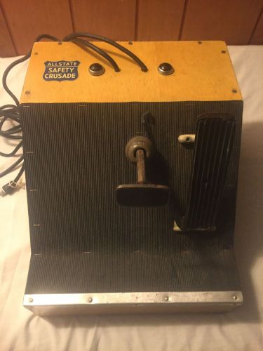 Vintage AAA drivers education test equipment ALLGAIER SHOPS Brake Clock