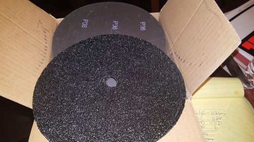 7  x 5/16   silicon carbide  floor sanding disc 40 grit  (50) per box for sale