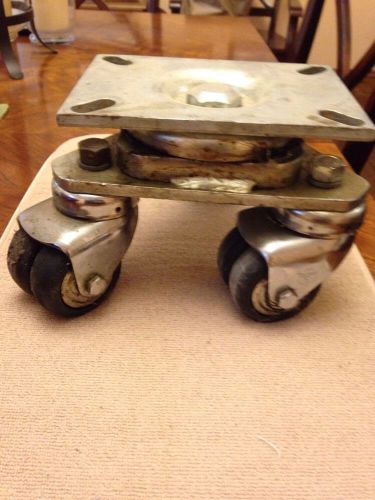 Theater Hardware Caster Wheel Tri-Dolly Non Marking Wheels 800lb capacity