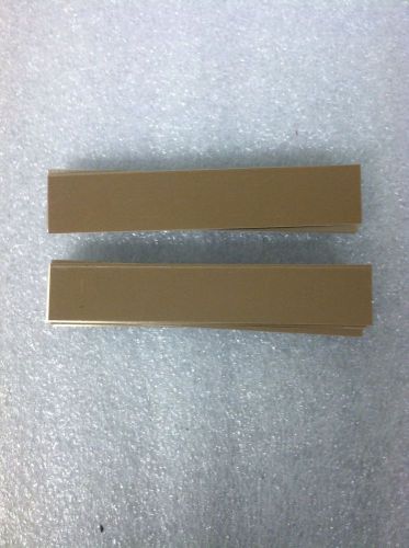 25 GOLD NEW ALUMINUM ENGRAVING MACHINE PLAQUE &amp; TROPHY PLATES  3/4 X 4&#034; TROPHIES