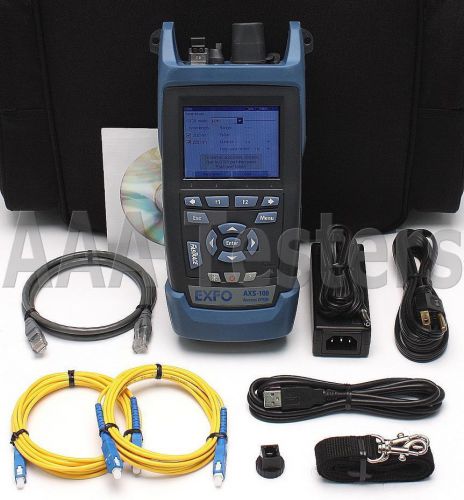 Exfo axs-100 mini access sm fiber otdr axs-100-023b-ei-pm2x-vfl axs100 axs 100 for sale