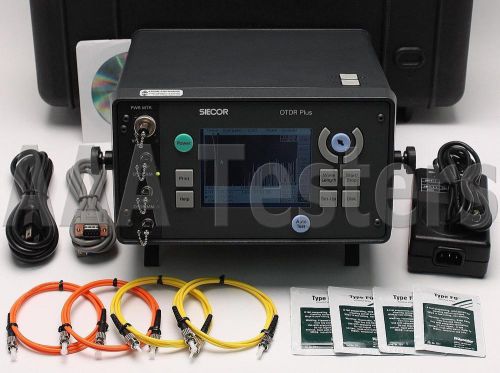 Siecor corning otdr plus 383-md55-srsd55 sm mm fiber w/ power meter 383-md55 for sale