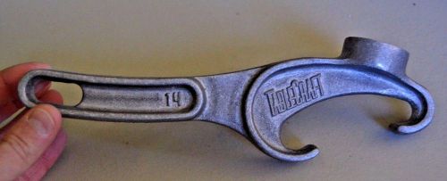 TABLECRAFT #14 BUCKET / PAIL OPENER , CAST ALUMINUM, 8 3/4&#034; LONG