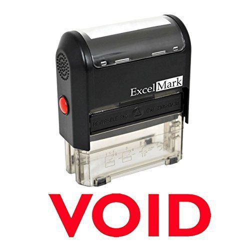 Excelmark void self inking rubber stamp - red ink (excelmark a1539) for sale