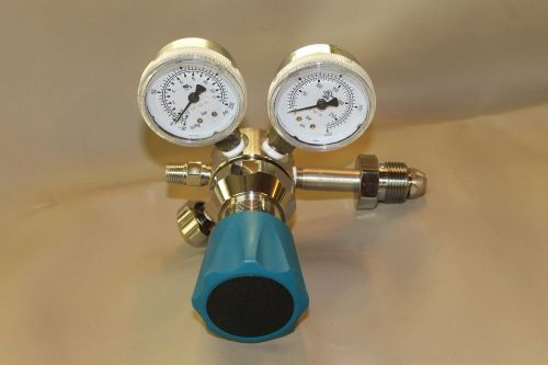 NITROGEN/HELIUM/ARGON BRASS REGULATOR 0-150PSI OUTLET CGA580 FREE SHIPPING