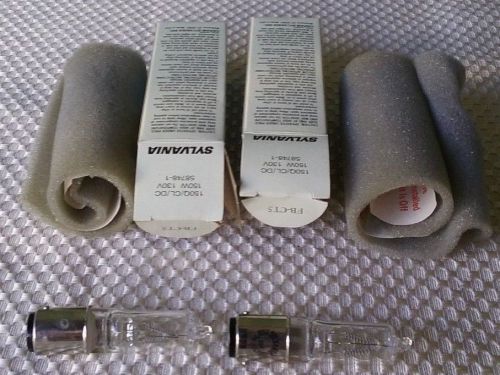 Sylvania 150Q/CL/DC Tungsten Halogen Lamp (2) New In Original Box&#039;s *FREE SHIP*