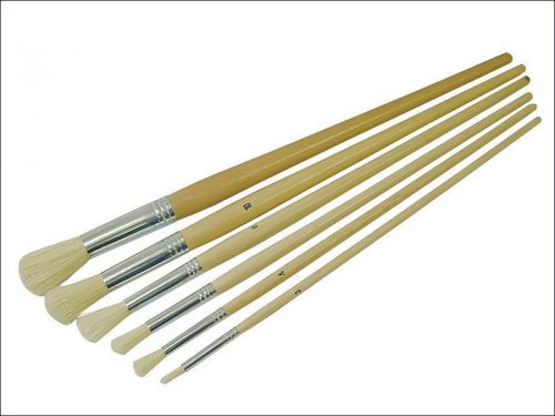 Faithfull - Round Fitch Brush Set of 6 - 75Q0191