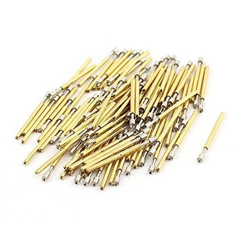 100Pcs P75-A2 Dia 1.02mm Length 16.54mm 100g Spring Test Probe Pin