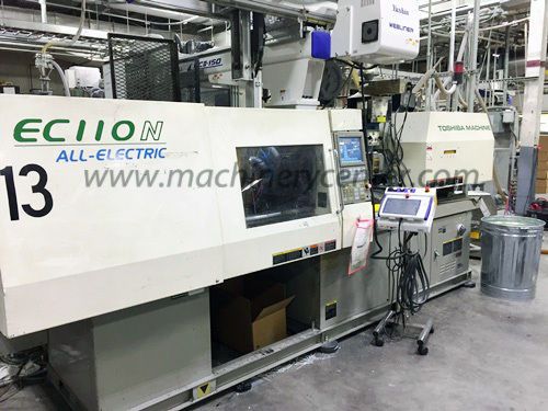 110 Ton, 5 Oz. Toshiba Injection Molding Machine &#039;04