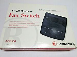 Radio Shack Small Business Fax Switch Model AFX-500 CAT NO.43-1247