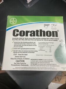 NEW Bayer Corathon Insecticide Cattle Ear Tags for Pest Control - 20 Count