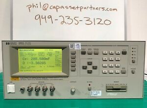 HP/Agilent/Keysight 4284A Precision LCR Meter 20Hz-1MHz Opt 001 006 FRESH CAL